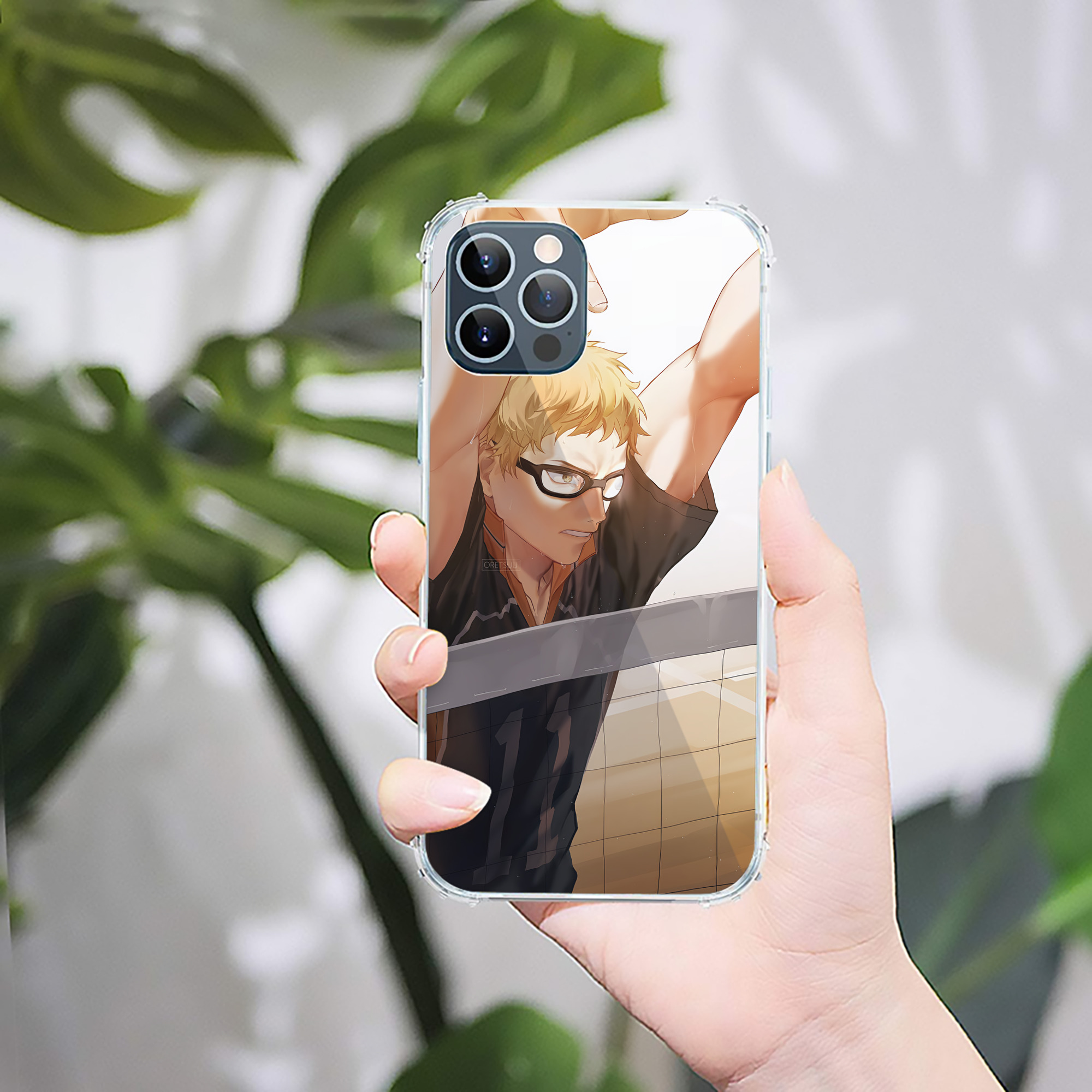 （画像用） ハイキュー!! Haikyu!! 【iPhone 12シリーズ対応】透明スマホケース（クリアソフトケース）